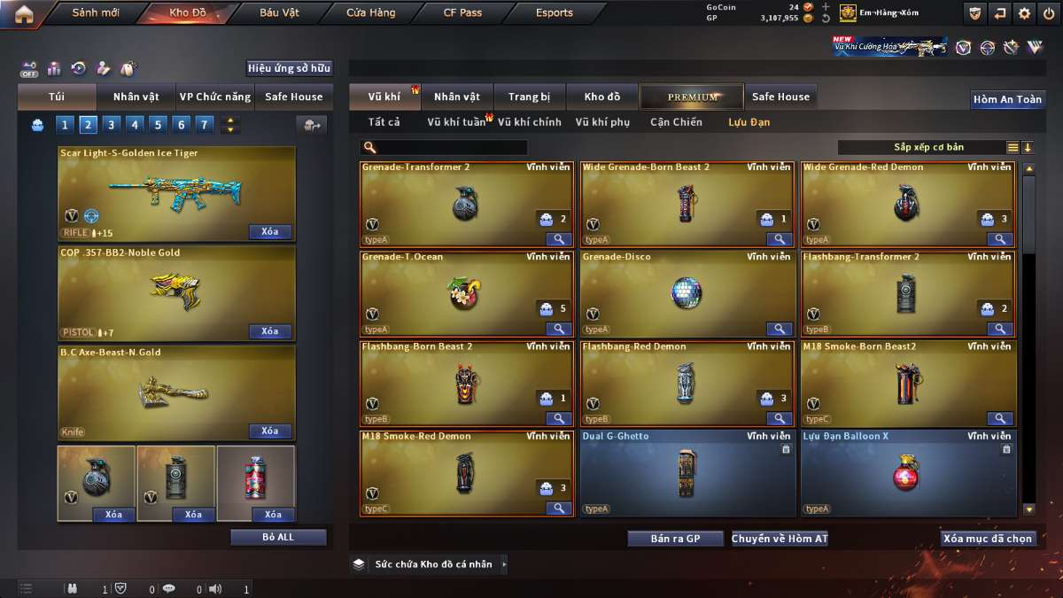 shop acc cf uy tin gia re